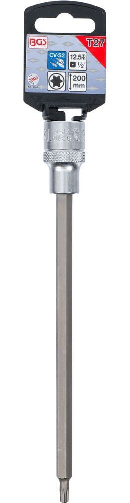 Produktbild Bit Einsatz T27 Länge 200 mm Antrieb Innenvierkant 12,5 mm 1/2 Zoll bild 2
