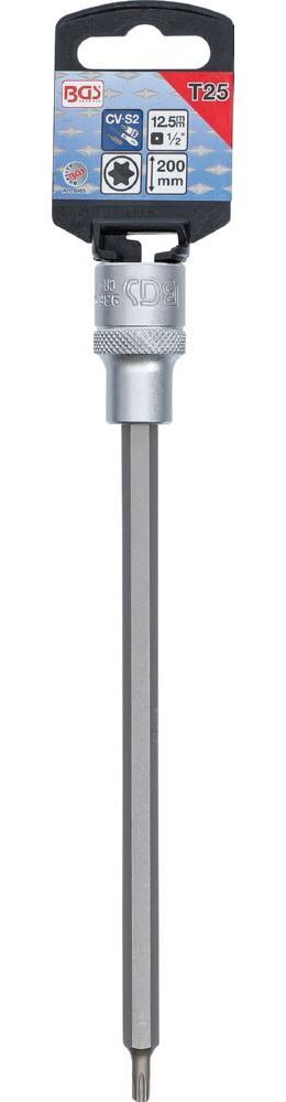 Produktbild Bit Einsatz T25 Länge 200 mm Antrieb Innenvierkant 12,5 mm 1/2 Zoll bild 2