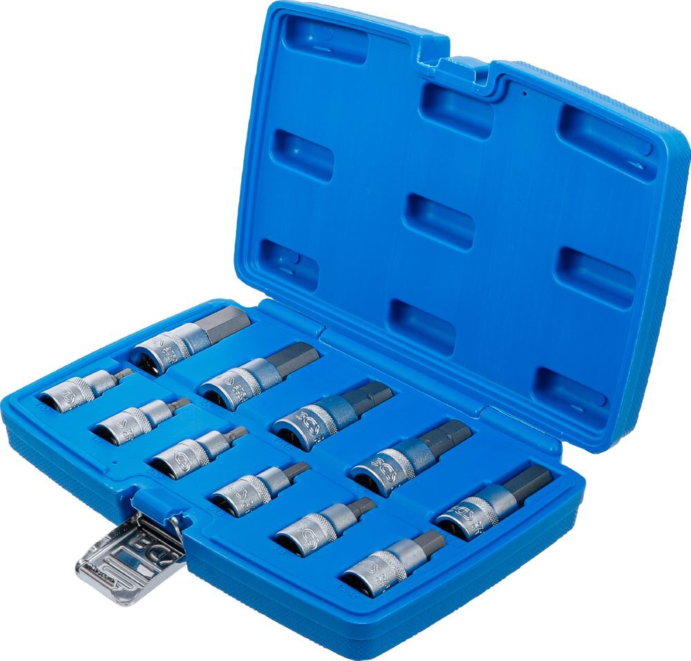 Produktbild Bit Einsatz Satz 11 teilig Antrieb Innenvierkant 12,5 mm 1/2 Zoll bild 3