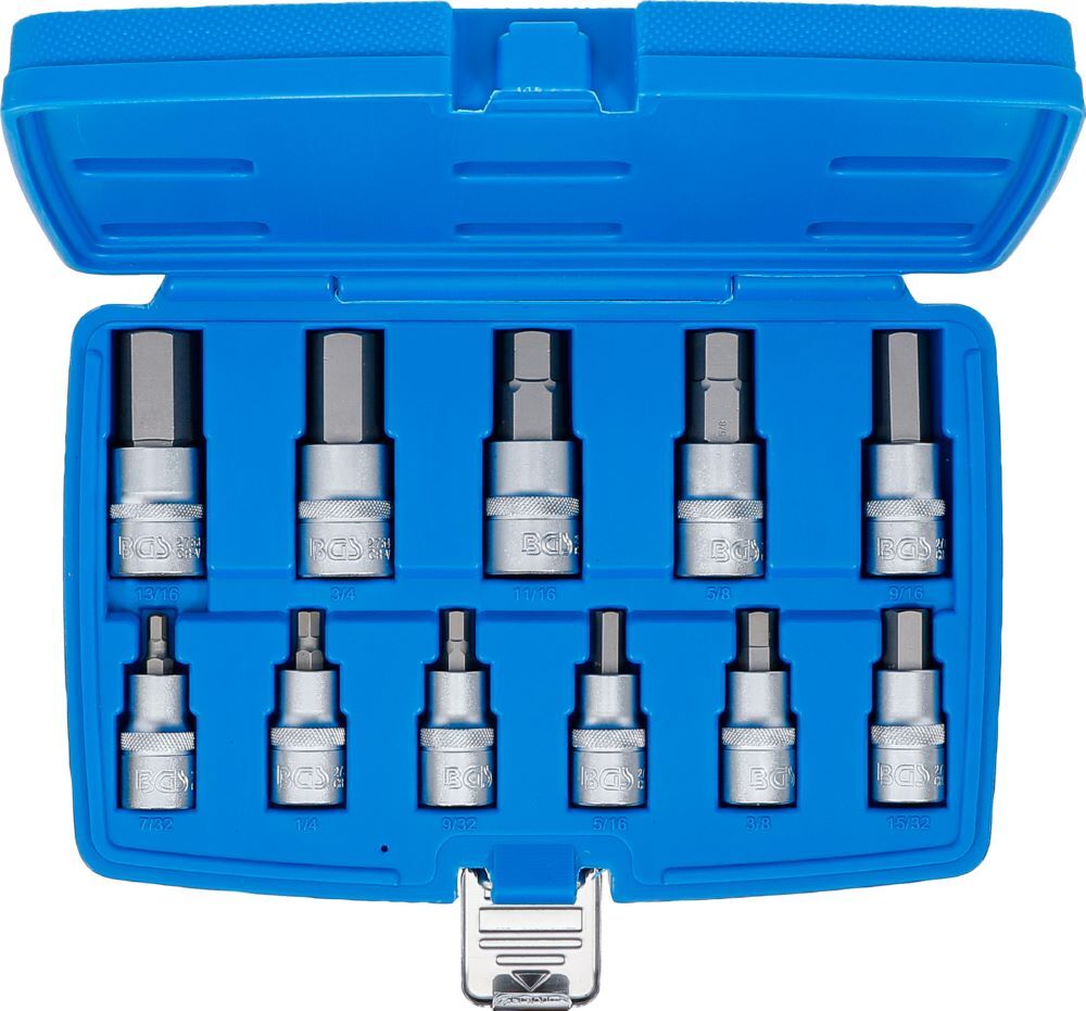 Produktbild Bit Einsatz Satz 11 teilig Antrieb Innenvierkant 12,5 mm 1/2 Zoll bild 4