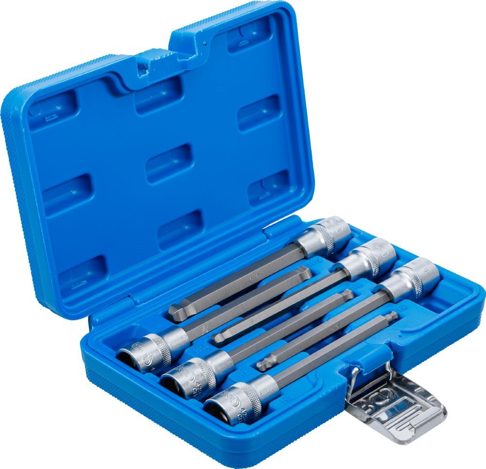 Produktbild Bit Einsatz Satz Innensechskant 6 teilig Antrieb Innenvierkant 12,5 mm 1/2 Zoll bild 2