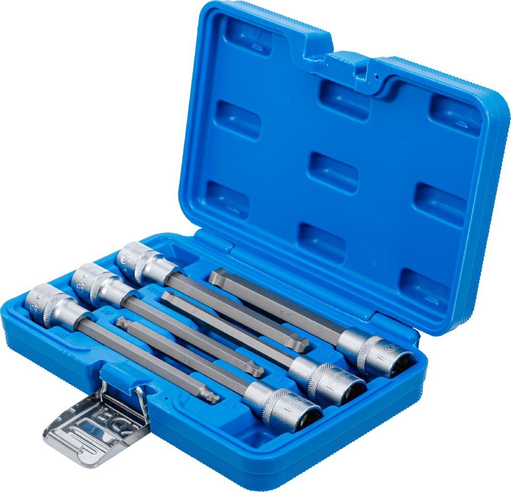 Produktbild Bit Einsatz Satz Innensechskant 6 teilig Antrieb Innenvierkant 12,5 mm 1/2 Zoll bild 3