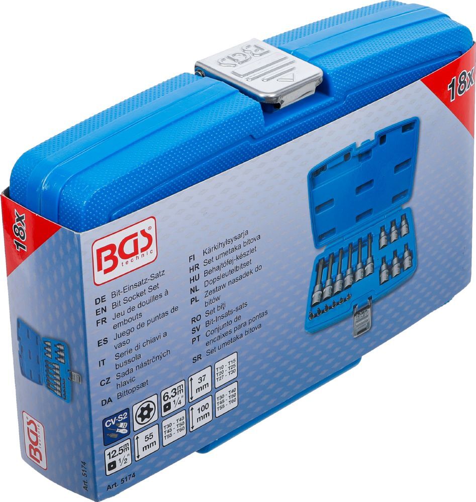 Produktbild Bit Einsatz Satz Torx mit Bohrung 18 teilig bild 6