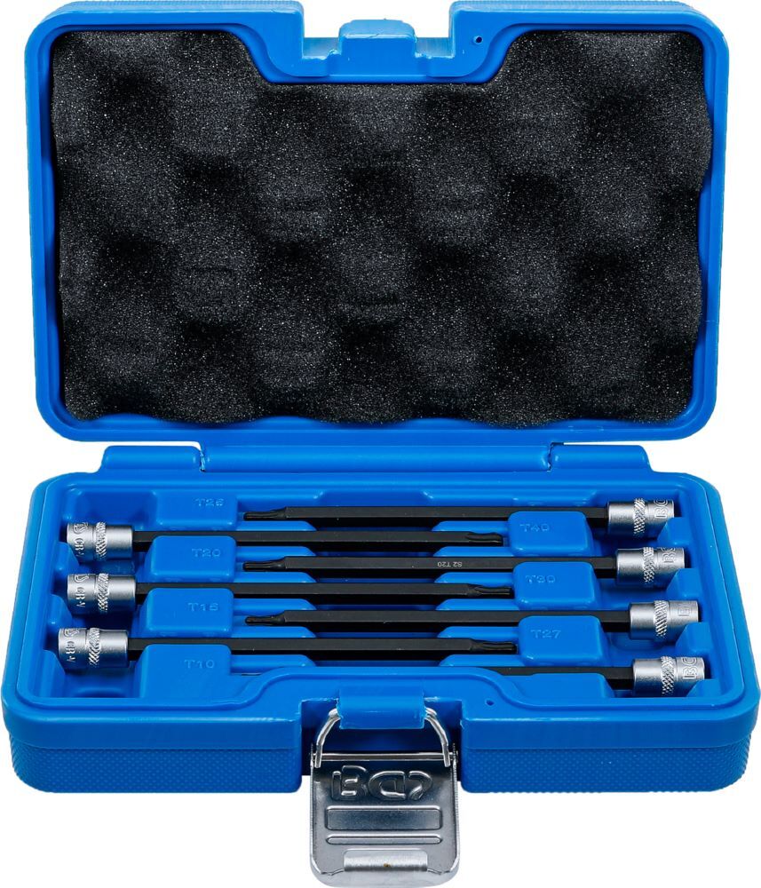 Produktbild BGS Bit Einsatz Sortiment Antrieb 1/4 Zoll Torx mit Kugelkopf T10-T40 7 teilig