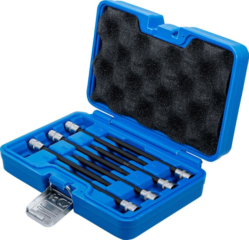 Produktbild Bit Einsatz Sortiment Antrieb 1/4 Zoll Torx mit Kugelkopf T10-T40 7 teilig bild 3