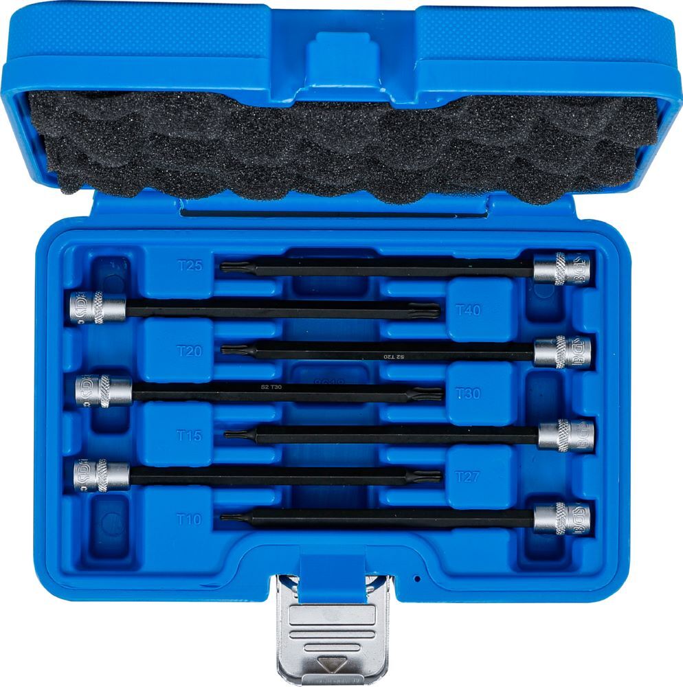 Produktbild Bit Einsatz Sortiment Antrieb 1/4 Zoll Torx mit Kugelkopf T10-T40 7 teilig bild 4