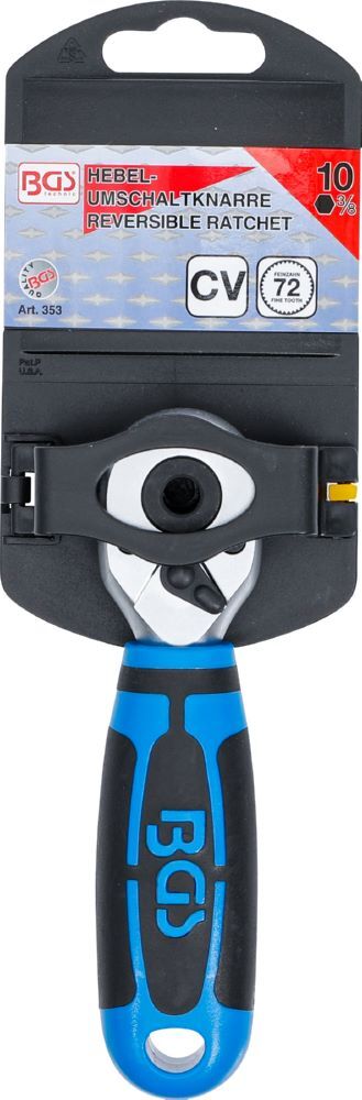 Produktbild Bit-Knarre Abtrieb Innensechskant 10 mm 3/8 Zoll bild 6