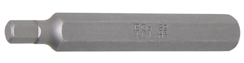 Produktbild BGS Bit Länge 75 mm Innensechskant 6 mm Antrieb Außensechskant 10 mm 3/8 Zoll