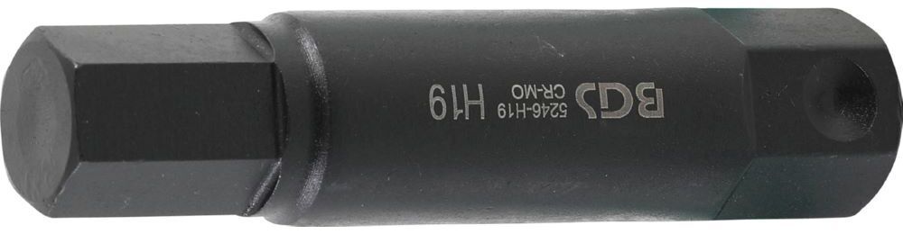 Produktbild BGS Bit Länge 100 mm Innensechskant 19 mm Antrieb Außensechskant 22 mm