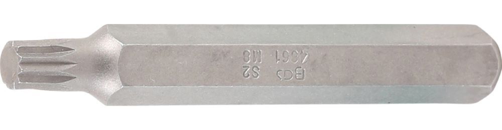 Produktbild BGS Bit Länge 75 mm Innenvielzahn M8 Antrieb Außensechskant 10 mm 3/8 Zoll