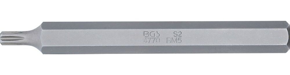 Produktbild Bit Länge 100 mm Antrieb Außensechskant 10 mm 3/8 Zoll Keil-Profil M5 bild 2