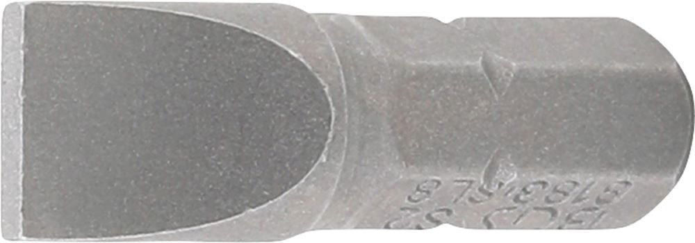 Produktbild Bit Länge 25 mm Schlitz 8 mm Antrieb Außensechskant 6,3 mm 1/4 Zoll bild 2