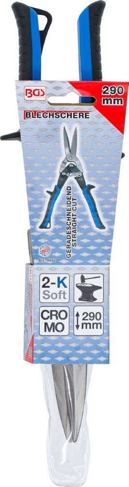 BGS Blechschere gerade schneidend extra lange Schneiden 290 mm Produktbild BGS Blechschere gerade schneidend extra lange Schneiden 290 mm bild 4
