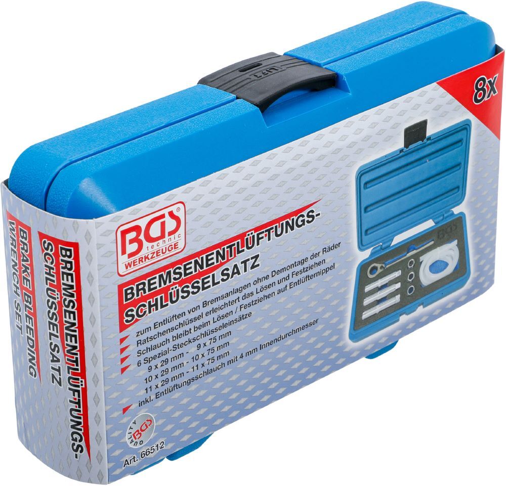 BGS Bremsen Entlüfterschlüssel Satz 8 teilig BGS Bremsen Entlüfterschlüssel Satz 8 teilig