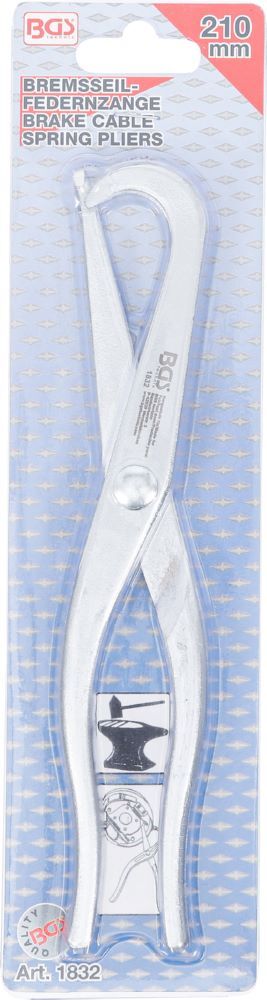 BGS Bremsseil Federnzange 210 mm Produktbild BGS Bremsseil Federnzange 210 mm bild 4