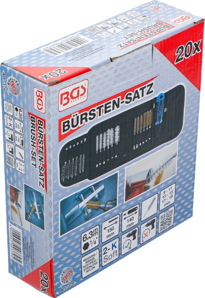 Produktbild Bürsten Satz 20 teilig bild 7