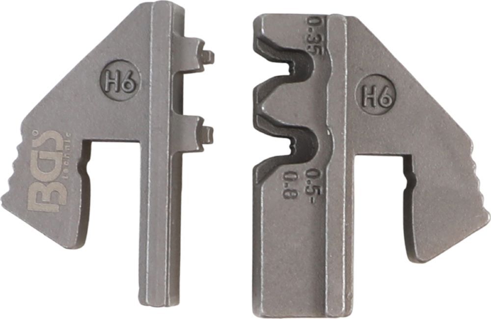 BGS Crimpbacken für wasserdichte Steckverbinder (H6)für Artikel 1410, 1411, 1412 Produktbild BGS Crimpbacken für wasserdichte Steckverbinder (H6)für Artikel 1410, 1411, 1412