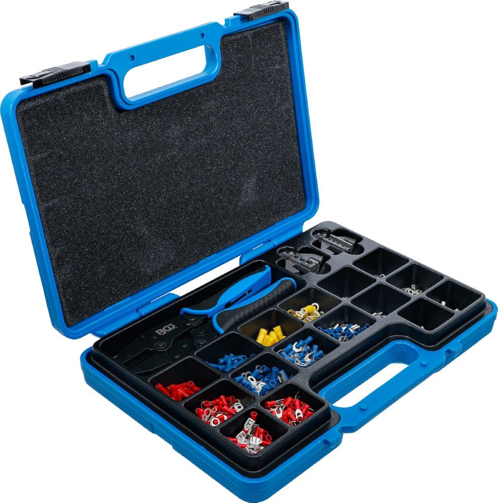 BGS Crimpzangen Satz mit 2 Paar Backen mit Kabelschuh Sortiment 1000 teilig Produktbild BGS Crimpzangen Satz mit 2 Paar Backen mit Kabelschuh Sortiment 1000 teilig bild 3