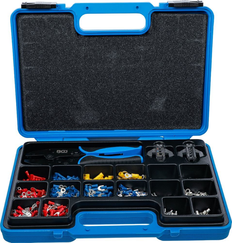 BGS Crimpzangen Satz mit 2 Paar Backen mit Kabelschuh Sortiment 1000 teilig Produktbild BGS Crimpzangen Satz mit 2 Paar Backen mit Kabelschuh Sortiment 1000 teilig bild 5