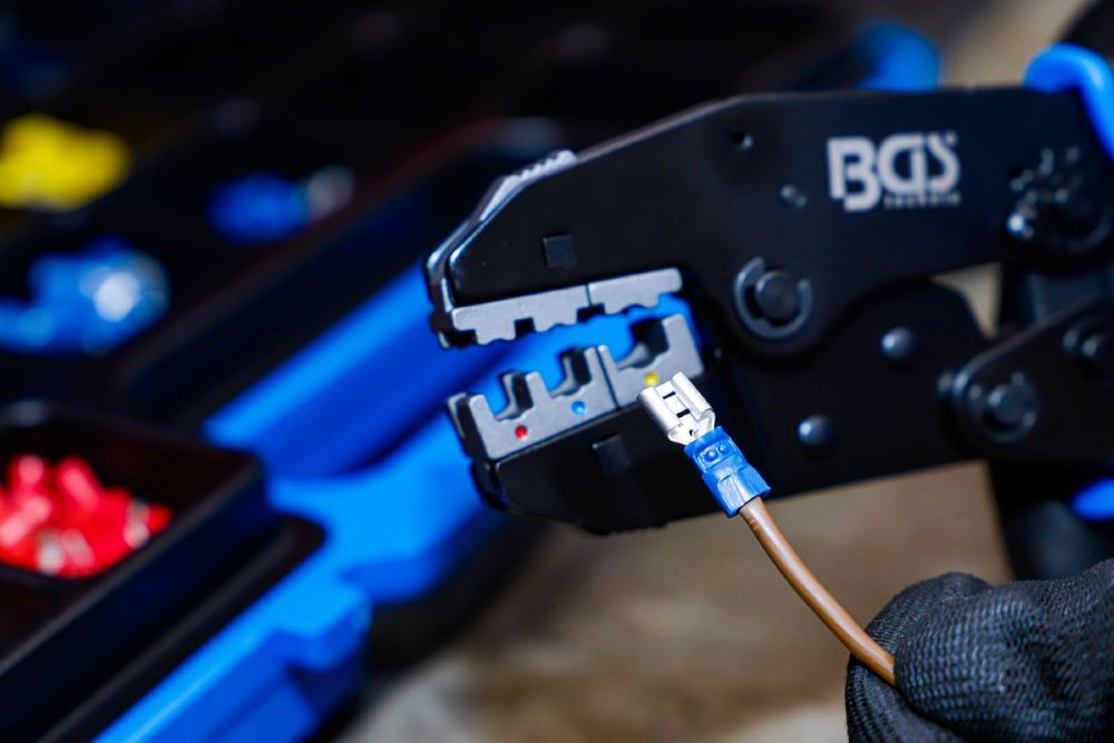 BGS Crimpzangen Satz mit 2 Paar Backen mit Kabelschuh Sortiment 1000 teilig Produktbild BGS Crimpzangen Satz mit 2 Paar Backen mit Kabelschuh Sortiment 1000 teilig bild 8