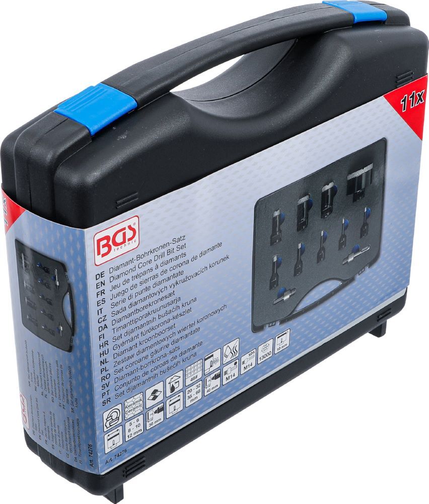 BGS Diamant Bohrkronen Satz 5 - 68 mm 11 teilig Produktbild BGS Diamant Bohrkronen Satz 5 - 68 mm 11 teilig bild 7