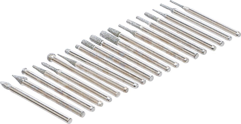 Produktbild Diamant Schleif und Fräswerkzeug 20 teilig bild 3