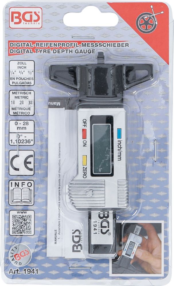 Produktbild Digital Reifenprofil Messschieber 0 - 28 mm bild 4
