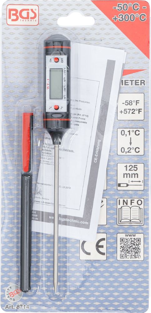 Produktbild Digital-Thermometer mit Edelstahl Messsonde bild 4