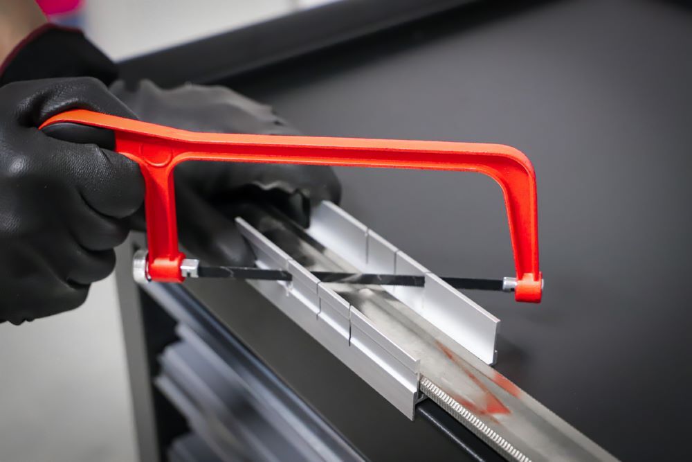 Produktbild Aluminium Sägebogen mit Schneidlade und Sägeblatt 150 mm bild 5