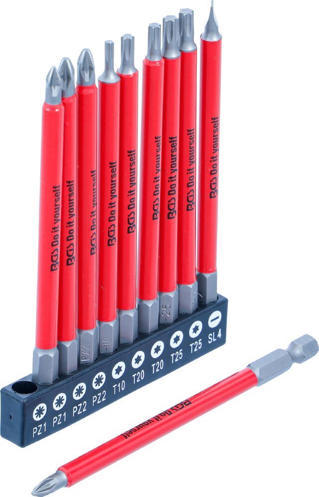 Produktbild BGS Diy Antirutsch Bit Satz magnetisch 110 mm 10 teilig
