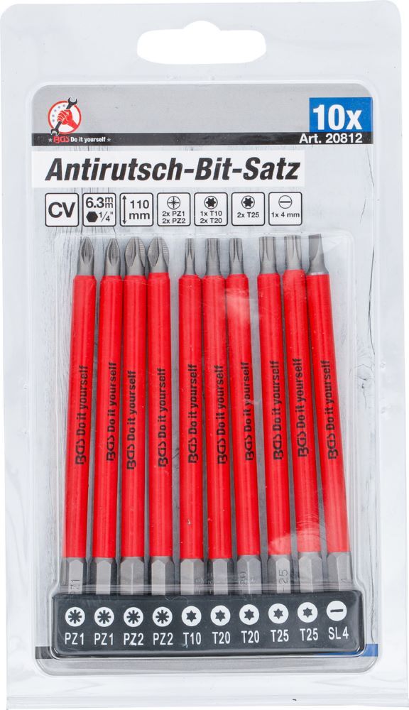Produktbild Antirutsch Bit Satz magnetisch 110 mm 10 teilig bild 5