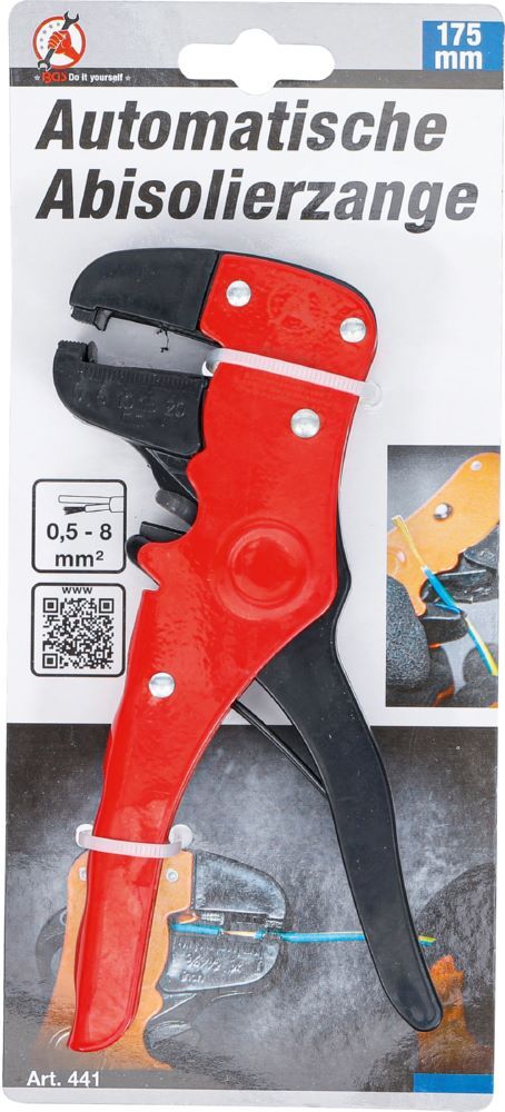 BGS Diy Automatische Abisolierzange 0,5 - 8 mm² 175 mm Produktbild BGS Diy Automatische Abisolierzange 0,5 - 8 mm² 175 mm bild 6