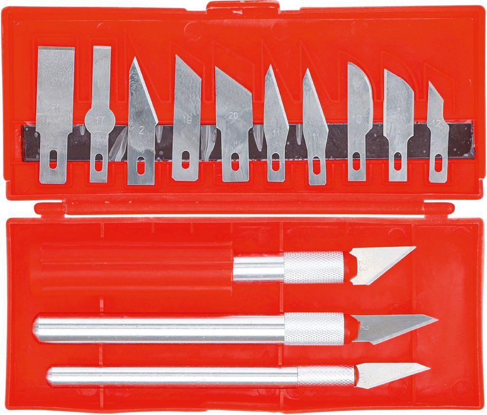 BGS Diy Bastlermesser Satz 16 teilig Produktbild BGS Diy Bastlermesser Satz 16 teilig