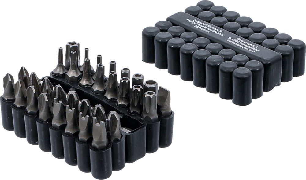 Produktbild BGS Diy Bit Satz kurz Antrieb Außensechskant 1/4 Zoll verschiedene Profile 33 teilig
