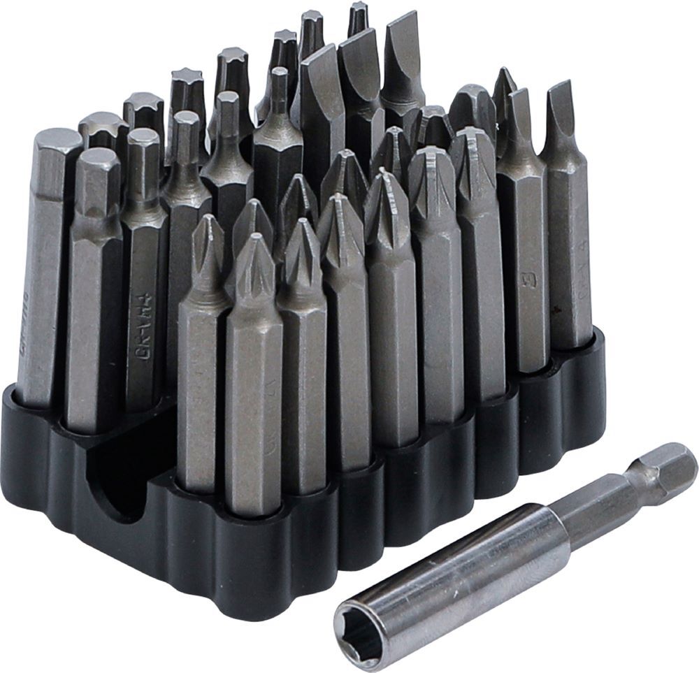 Produktbild BGS Diy Bit Satz für Sicherungsschrauben Antrieb Außensechskant 1/4 Zoll 33 teilig