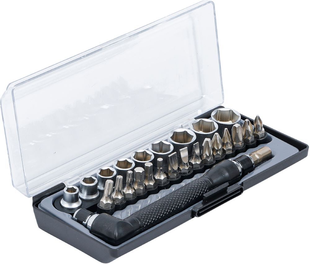 Produktbild BGS Diy Bit und Steckschlüssel / Winkelschrauber Satz 26 teilig
