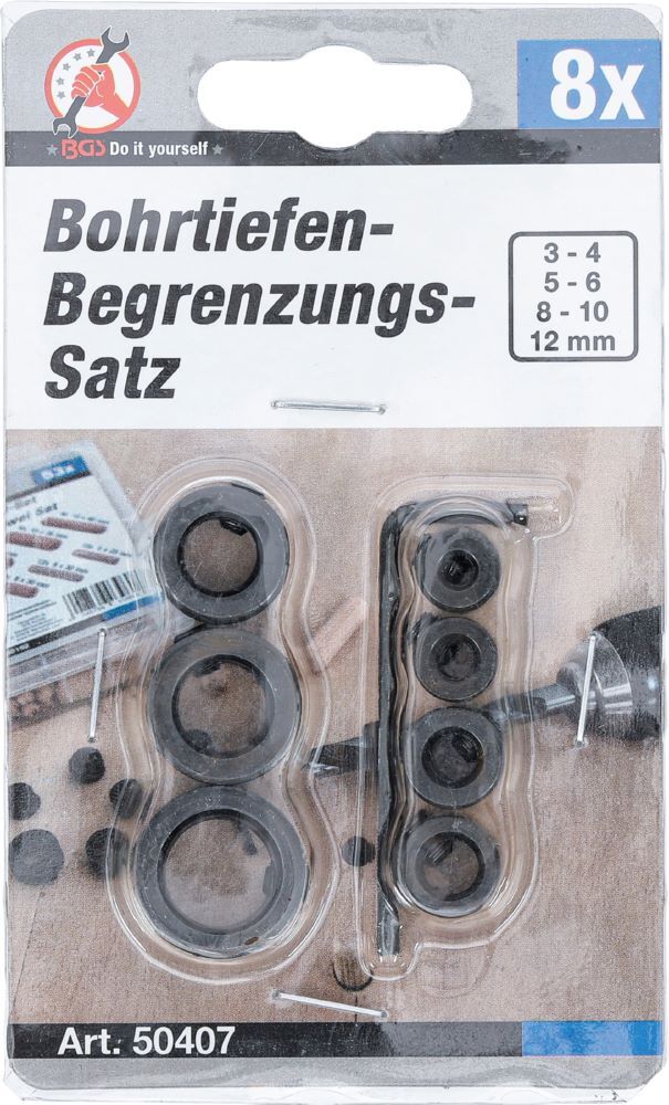 Produktbild Bohrtiefen Begrenzungs Satz 8 teilig bild 3