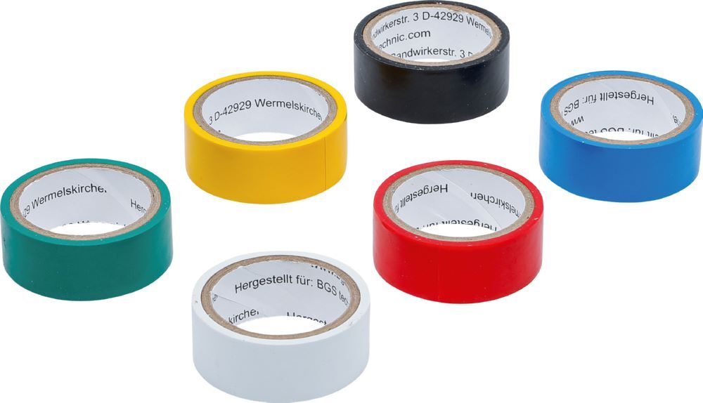 Produktbild BGS Diy COLOR Multi Klebeband Set 19 x 3,5 m 6 teilig
