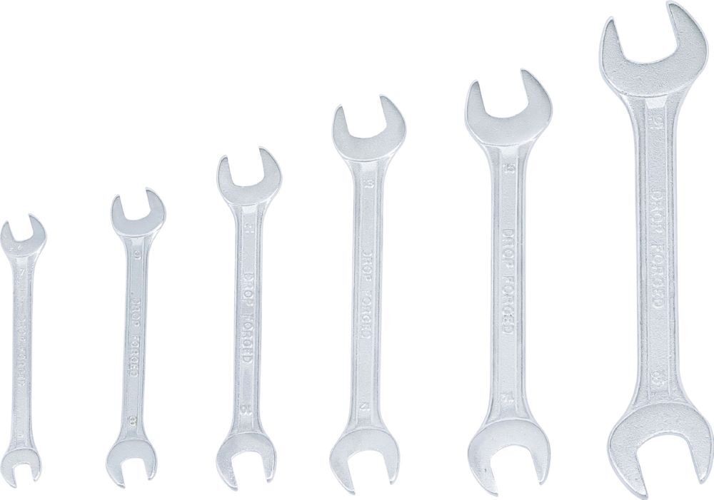 BGS Diy Doppel Maulschlüssel Satz 6 x 7 - 18 x 19 mm 6 teilig Produktbild BGS Diy Doppel Maulschlüssel Satz 6 x 7 - 18 x 19 mm 6 teilig bild 3