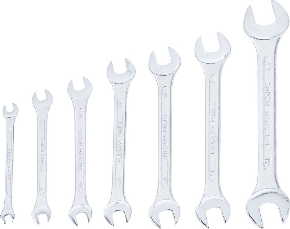 BGS Diy Doppel Maulschlüssel Satz 6 x 7 - 19 x 22 mm 7 teilig Produktbild BGS Diy Doppel Maulschlüssel Satz 6 x 7 - 19 x 22 mm 7 teilig bild 3