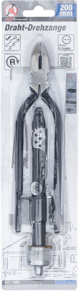 Produktbild Draht Drehzange mit Feder 200 mm bild 5