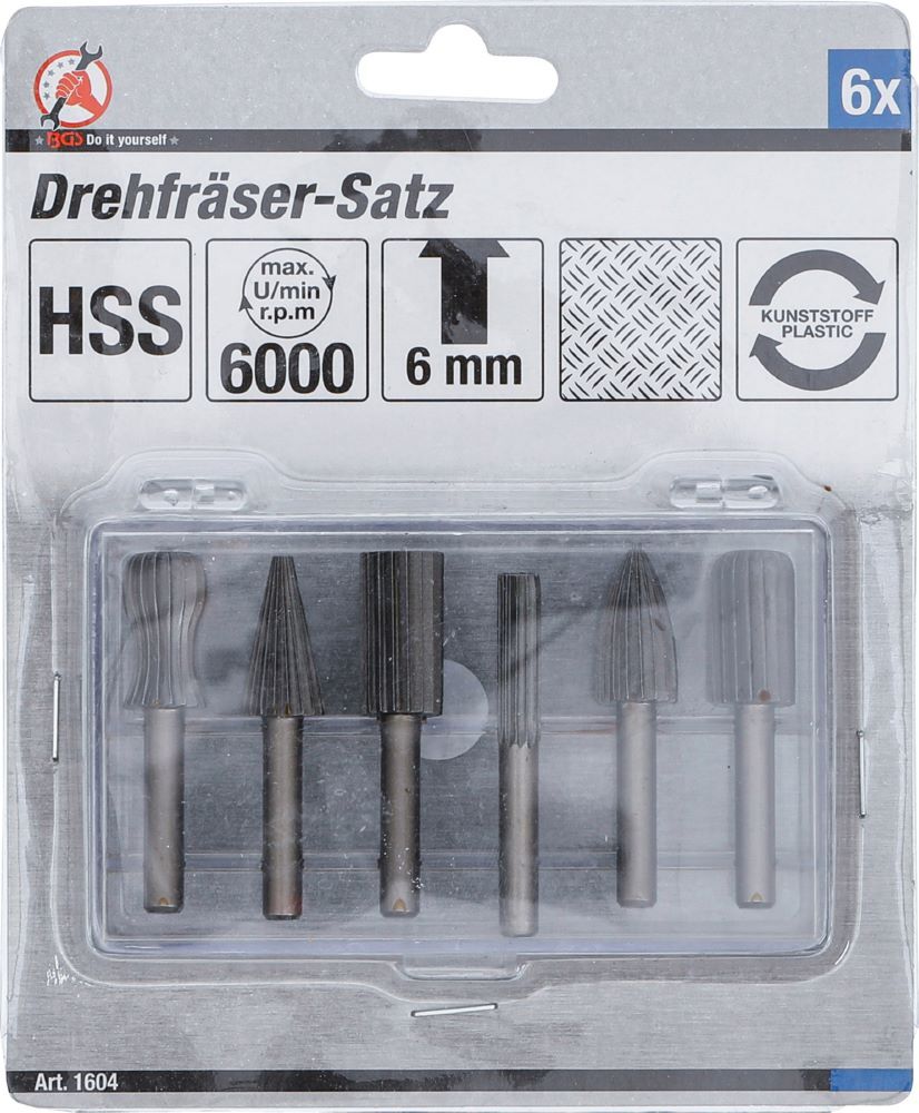 Produktbild Drehfräser Satz 6 teilig bild 4