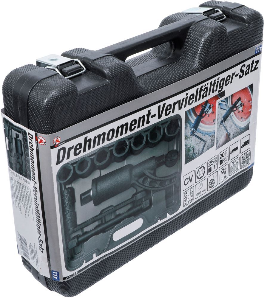 BGS Diy Drehmoment Vervielfältiger Satz Antrieb Innenvierkant 25 mm 1 Zoll 3200 Nm BGS Diy Drehmoment Vervielfältiger Satz Antrieb Innenvierkant 25 mm 1 Zoll 3200 Nm