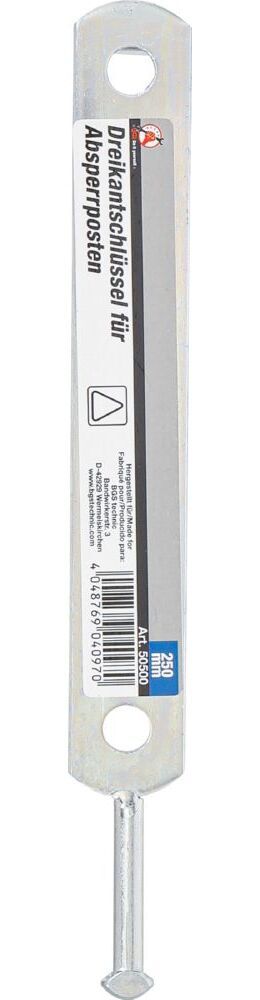 Produktbild Dreikantschlüssel für Absperrposten mit Dreikantschloss M12 bild 4