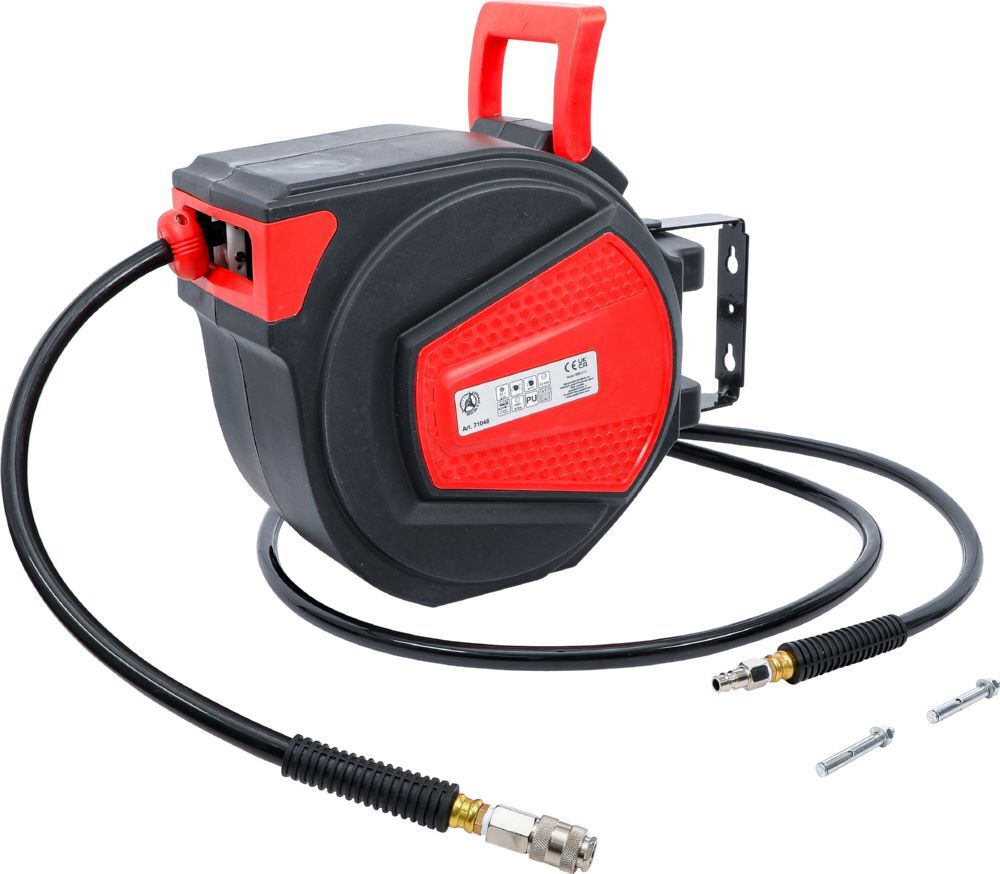 BGS Diy Druckluftschlauch mit Aufroller 12 m + 2 m automatisch Produktbild BGS Diy Druckluftschlauch mit Aufroller 12 m + 2 m automatisch