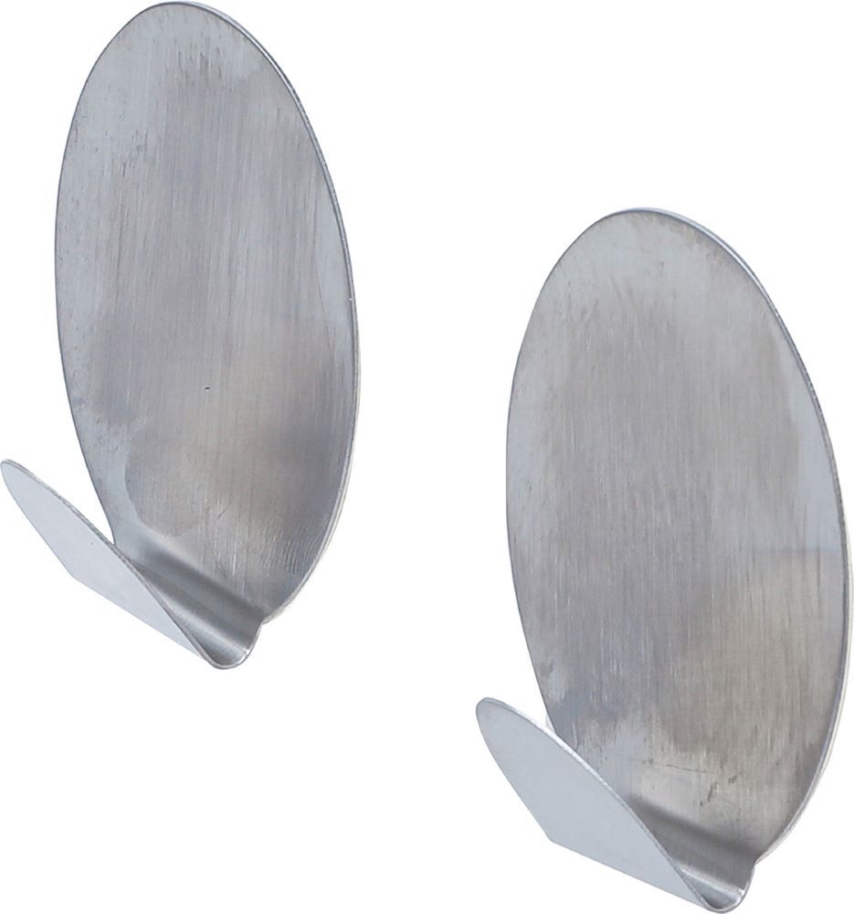 Produktbild BGS Diy Edelstahl Klebehaken 45 x 70 mm 1,5 kg 2 teilig