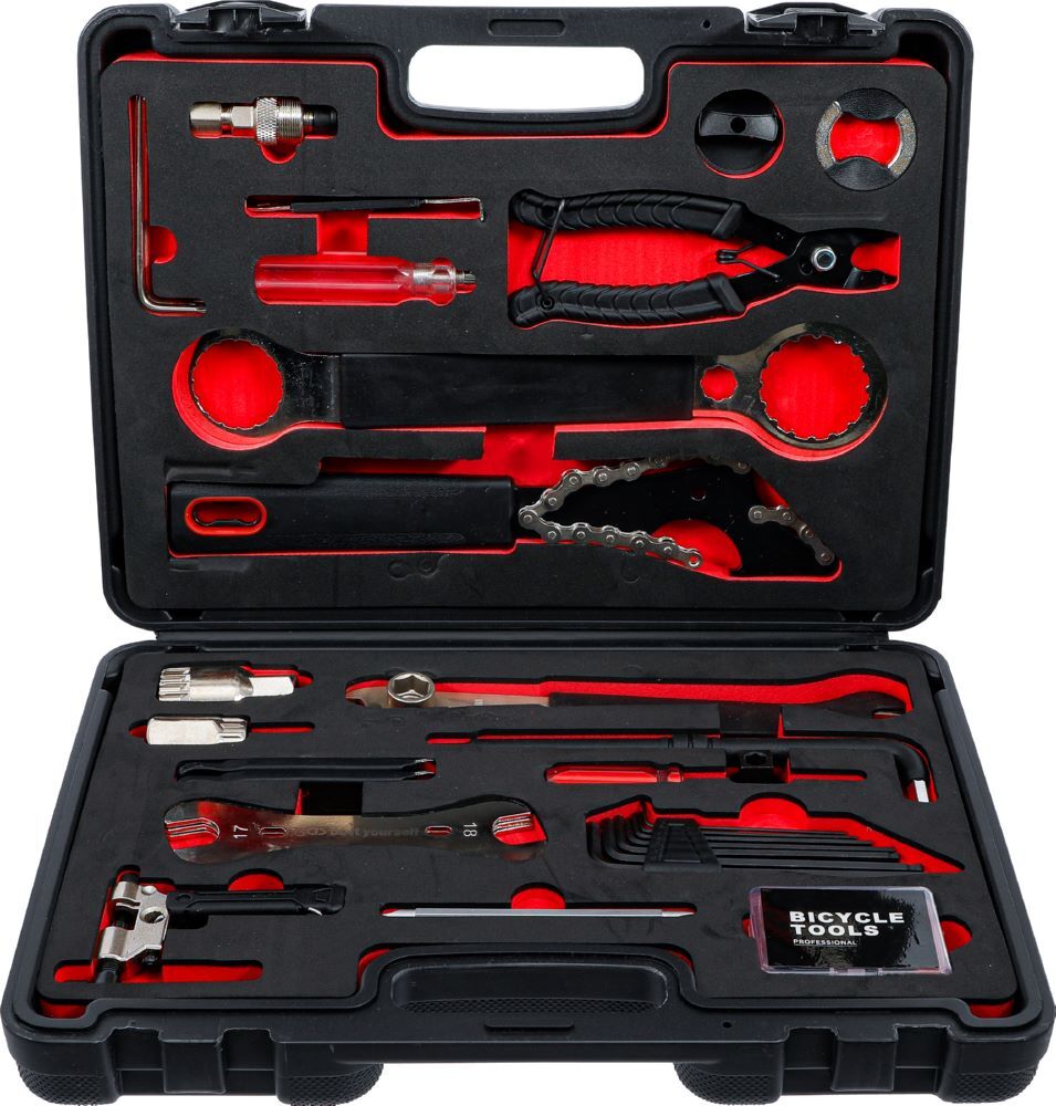BGS Diy Fahrrad Reparaturwerkzeug Satz 32 teilig Produktbild BGS Diy Fahrrad Reparaturwerkzeug Satz 32 teilig