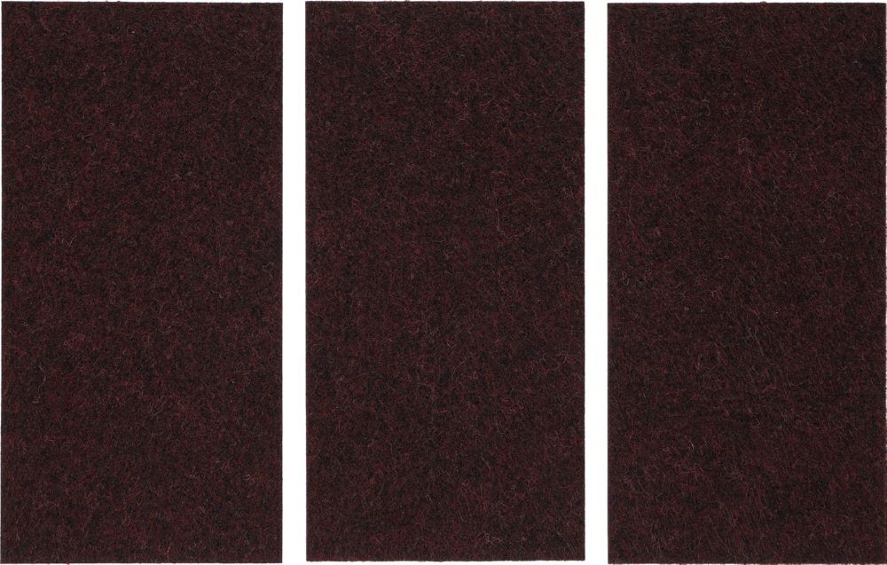 Produktbild Filzgleiter Platten braun 100 x 200 mm 3 teilig bild 2