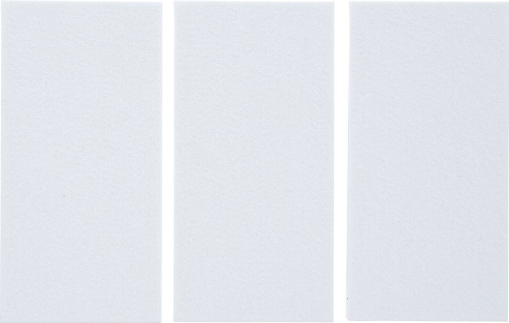 Produktbild Filzgleiter Platten weiß 100 x 200 mm 3 teilig bild 2
