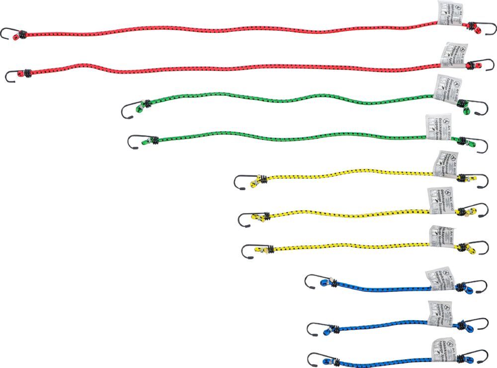 Produktbild Gepäckspanner Satz 300 - 800 mm 10 teilig bild 2
